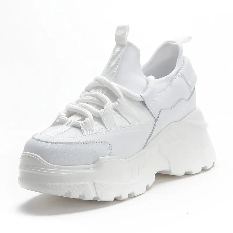 Increased Daddy Shoes White Shoes Women null