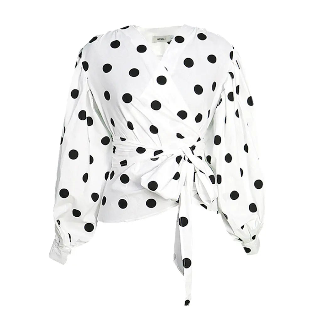 Women Shirts Floral Black Office Quatily Clothes Collar Neck null
