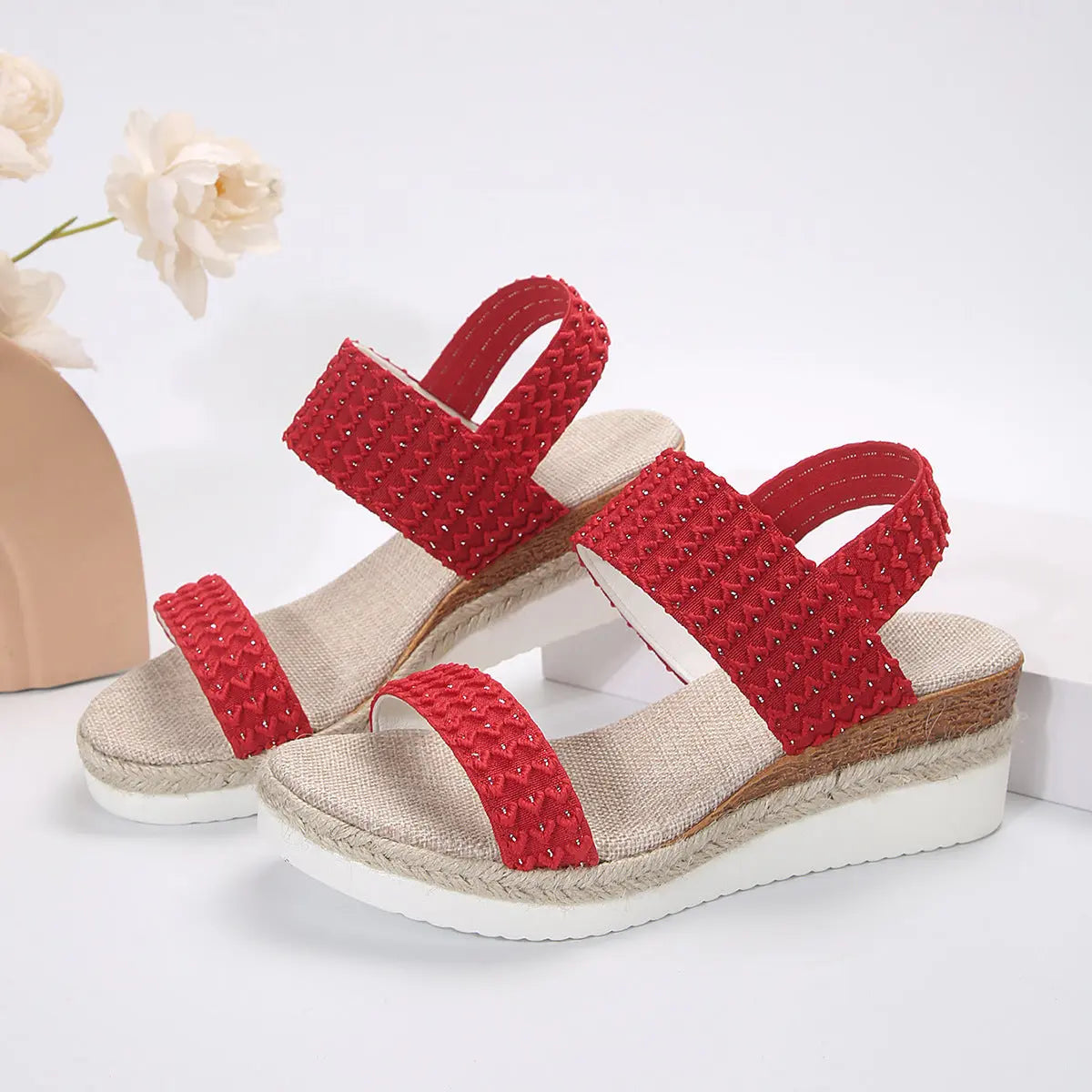 Summer Fashion Wedge Sandals For Women Peep-toe Shoes For Women null