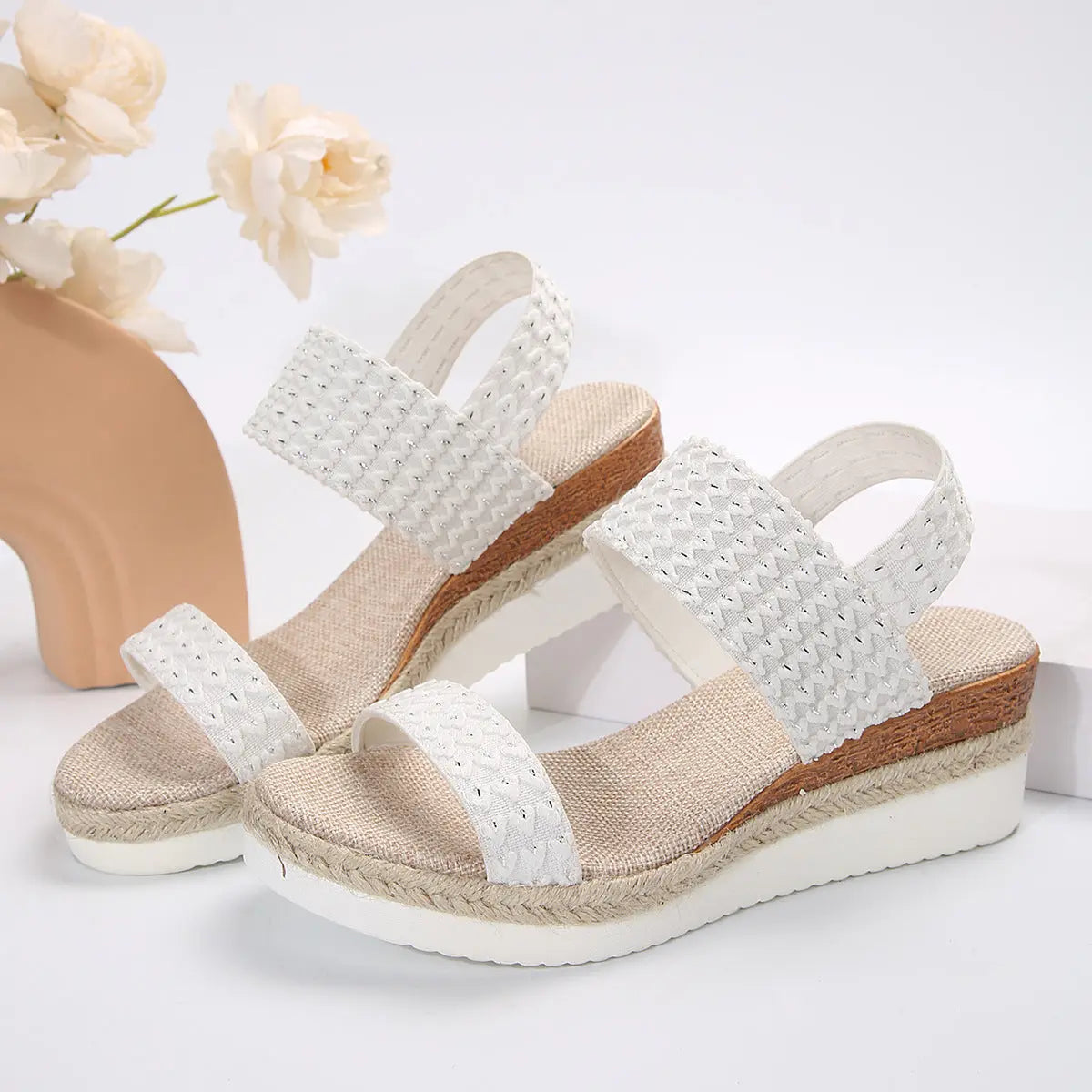 Summer Fashion Wedge Sandals For Women Peep-toe Shoes For Women null