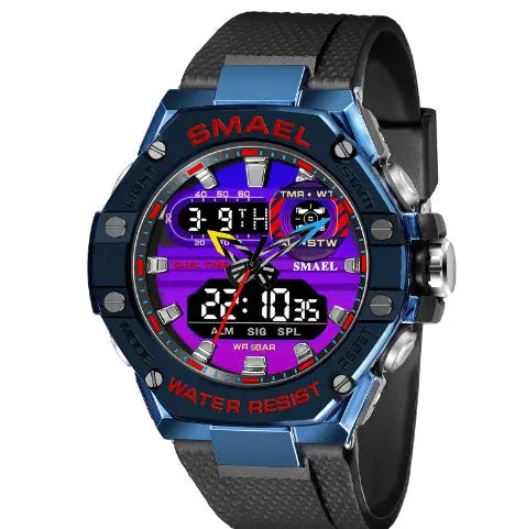 Digital Alloy Electronic Watch Men null