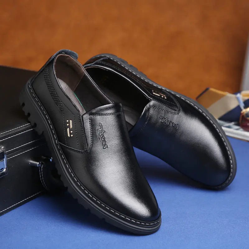 Genuine Leather Men Casual Shoes Spring Autumn Breathable null