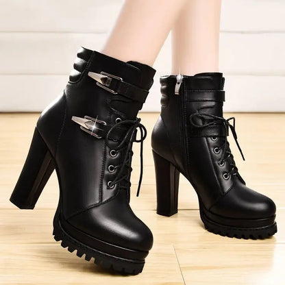 British Style High Heel Women Shoes null