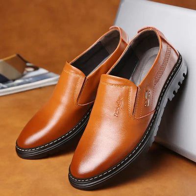 Genuine Leather Men Casual Shoes Spring Autumn Breathable null