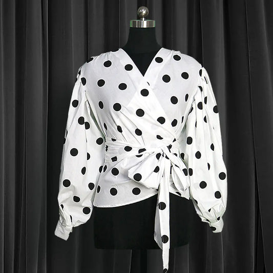 Women Shirts Floral Black Office Quatily Clothes Collar Neck null