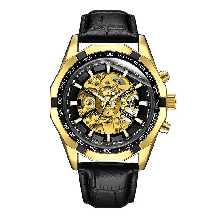 Automatic Mechanical Watch Hollow Carved null
