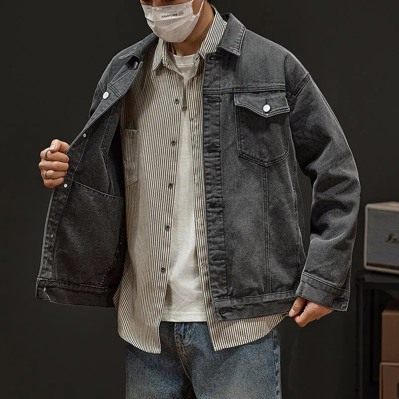 Denim Jacket Clothes Coat For Men null