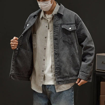 Denim Jacket Clothes Coat For Men null