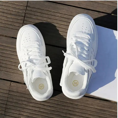 White Shoes For Women Autumn All-matching null