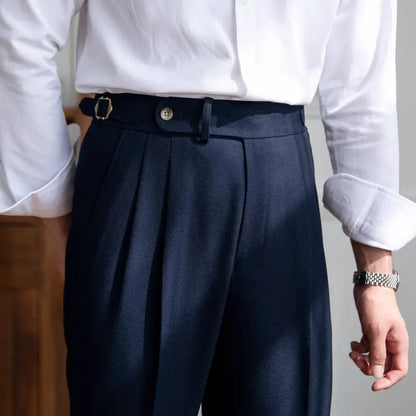 British Men Business Casual Pants null