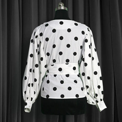 Women Shirts Floral Black Office Quatily Clothes Collar Neck null