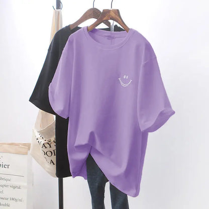 Design Sense Niche Clothes Chic White Loose Short-sleeved T-shirt For Women null