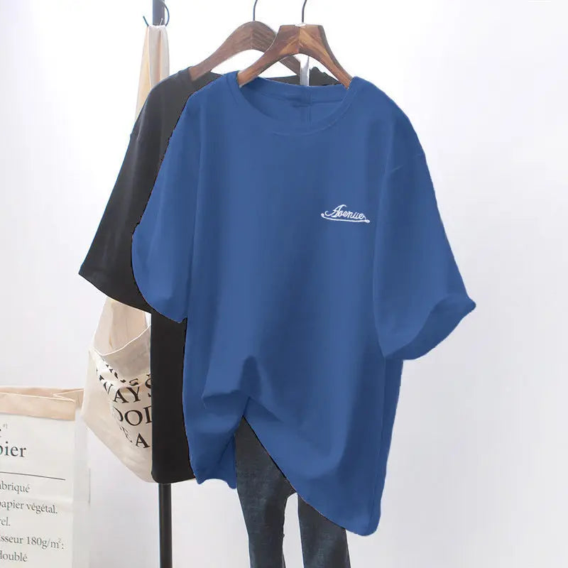 Design Sense Niche Clothes Chic White Loose Short-sleeved T-shirt For Women null