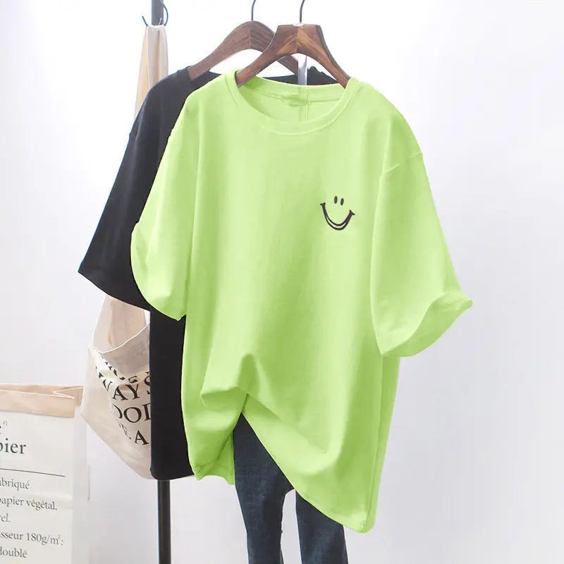 Design Sense Niche Clothes Chic White Loose Short-sleeved T-shirt For Women null