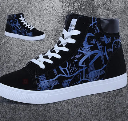 Spring high top shoes Korean Edition men''s shoes null