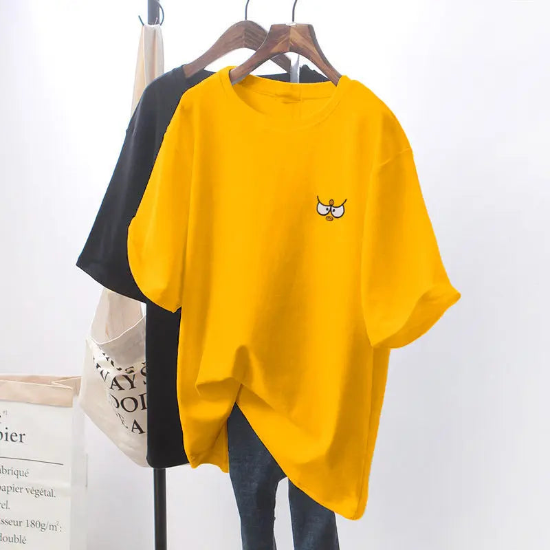 Design Sense Niche Clothes Chic White Loose Short-sleeved T-shirt For Women null