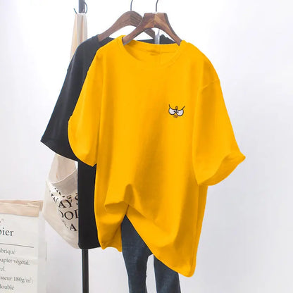 Design Sense Niche Clothes Chic White Loose Short-sleeved T-shirt For Women null