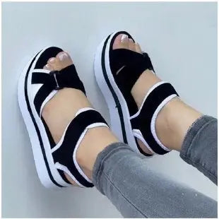 Bandage Design Shoes Women Platform Sandals Summer null