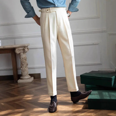 British Men Business Casual Pants null