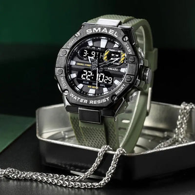 Digital Alloy Electronic Watch Men null