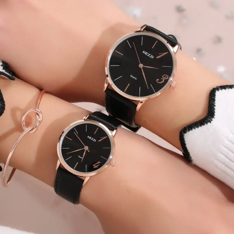 Couple belt waterproof watch null