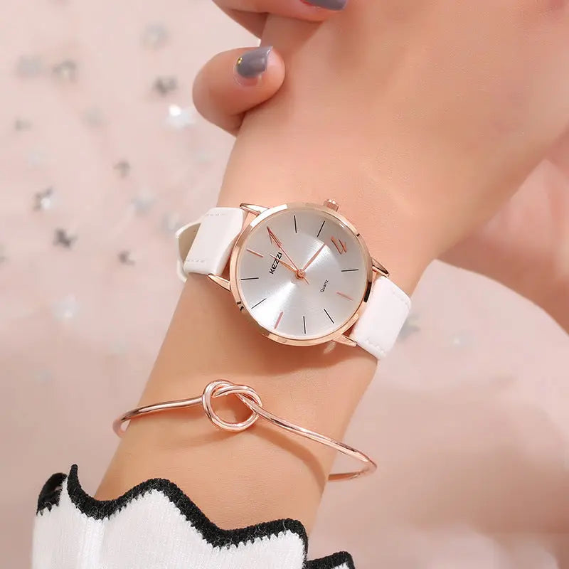Couple belt waterproof watch null