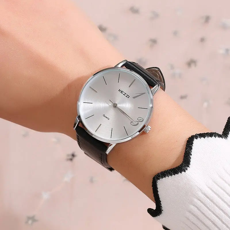 Couple belt waterproof watch null