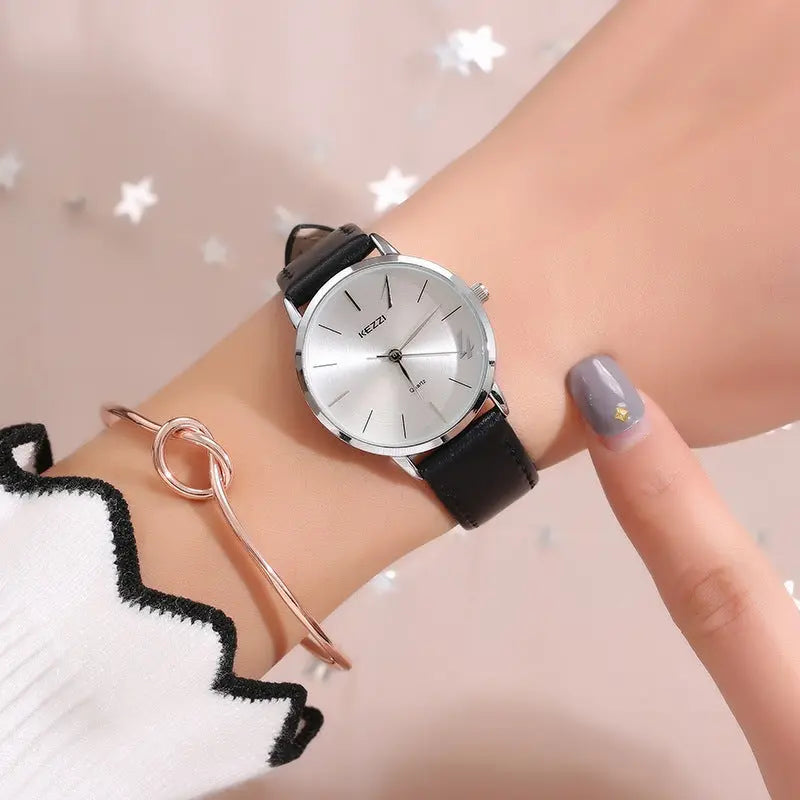 Couple belt waterproof watch null