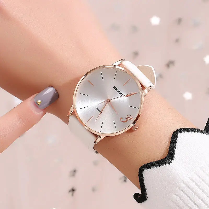 Couple belt waterproof watch null