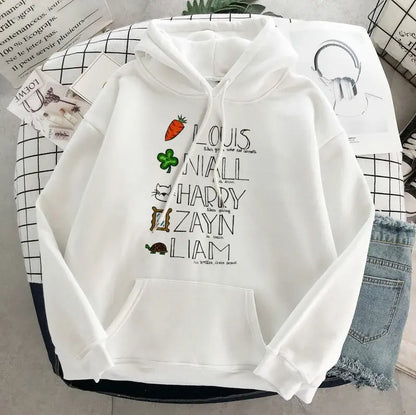 New Harry Styles Graphic One Direction Merch Harajuku Aesthetic Pullover Hoodie Sweatshirt Clothes Fall 1d Streetwear Women null