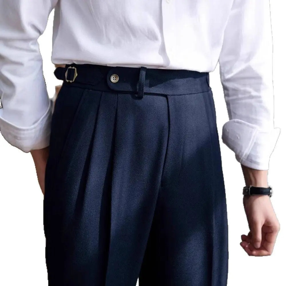 British Men Business Casual Pants null