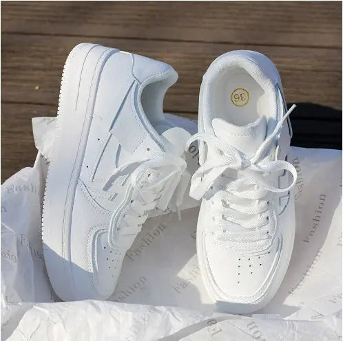 White Shoes For Women Autumn All-matching null