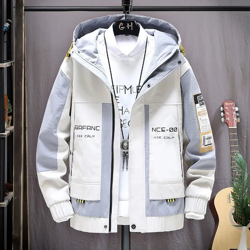 Men Loose And Handsome Casual Upper Clothes null