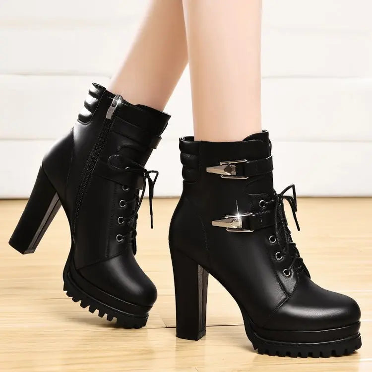 British Style High Heel Women Shoes null
