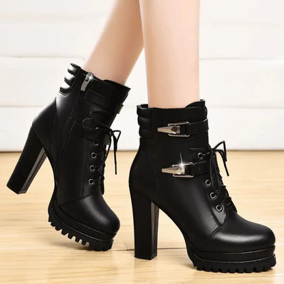 British Style High Heel Women Shoes null