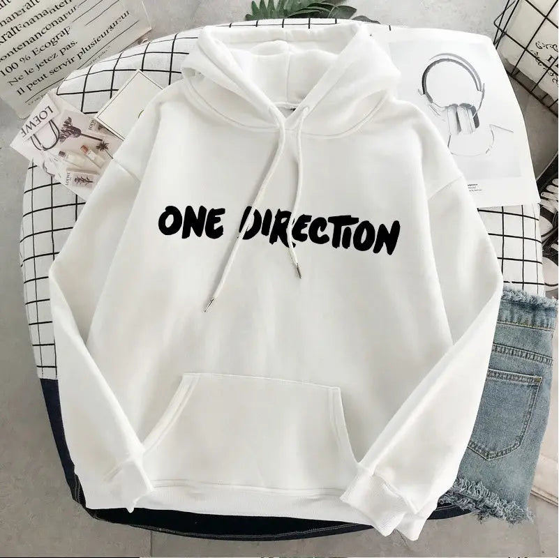New Harry Styles Graphic One Direction Merch Harajuku Aesthetic Pullover Hoodie Sweatshirt Clothes Fall 1d Streetwear Women null