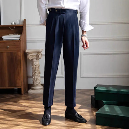British Men Business Casual Pants null