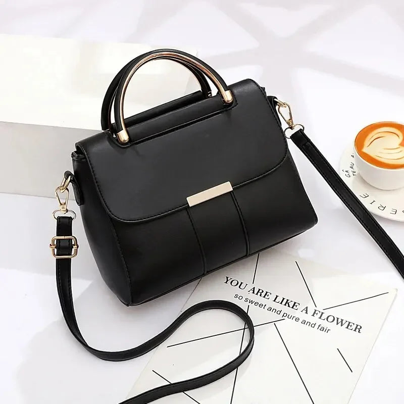 High Quality Leather Handbag Purse Women's Bag 2024 Trend Luxury Brand Designer Shoulder Crossbody Sac Lady Messenger Small Tote !