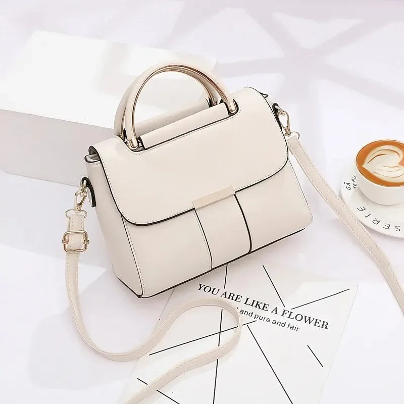 High Quality Leather Handbag Purse Women's Bag 2024 Trend Luxury Brand Designer Shoulder Crossbody Sac Lady Messenger Small Tote !