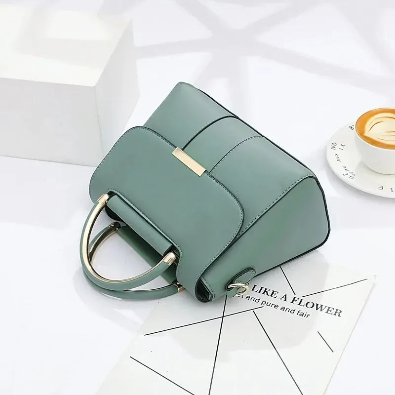 High Quality Leather Handbag Purse Women's Bag 2024 Trend Luxury Brand Designer Shoulder Crossbody Sac Lady Messenger Small Tote !