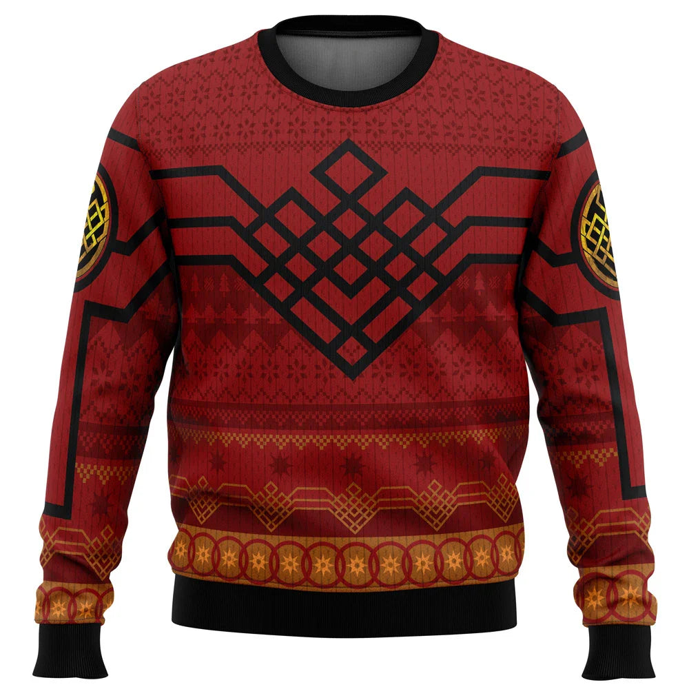 Winter Christmas Marvel Anime Men's Pullover 3D Printed Deadpool Pattern Sweater Fashion Street Style Casual Men's Pullover !