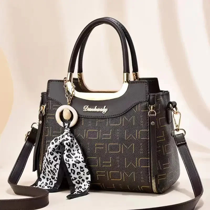 Women Bag 2024 New Small Shoulder Bag Black Ribbons Crossbody Plaid Good Quality Fashion Handbags !