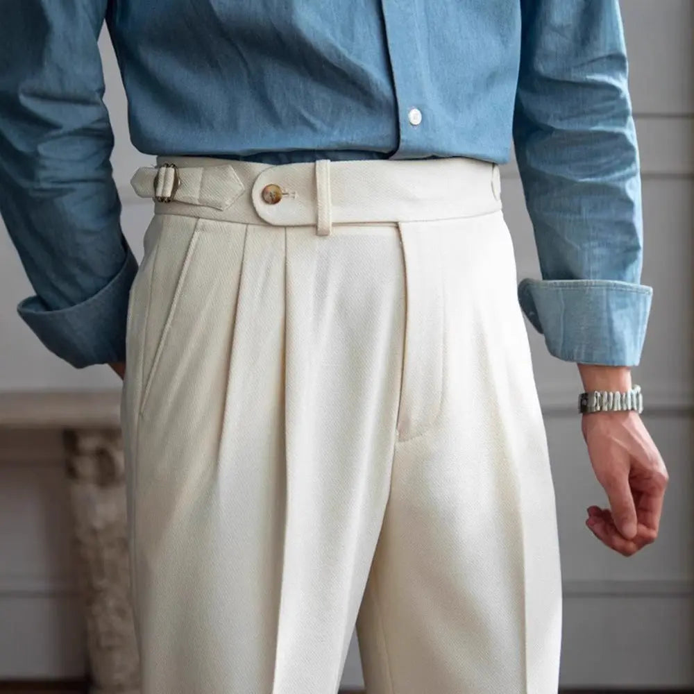 British Men Business Casual Pants null