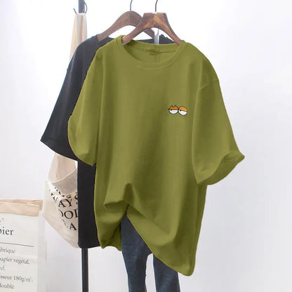 Design Sense Niche Clothes Chic White Loose Short-sleeved T-shirt For Women null