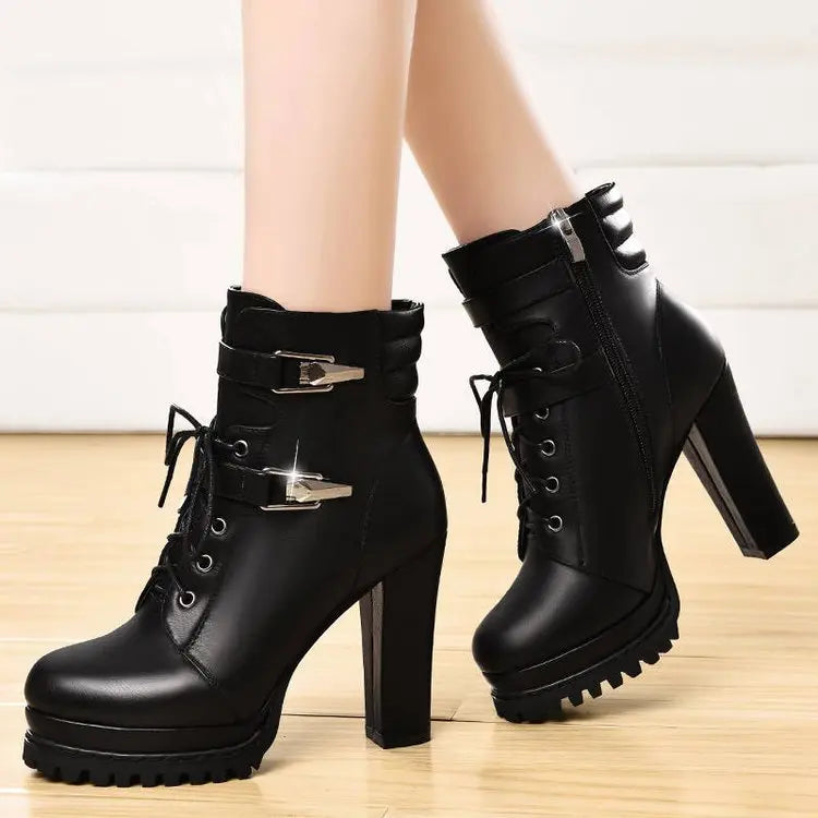 British Style High Heel Women Shoes null