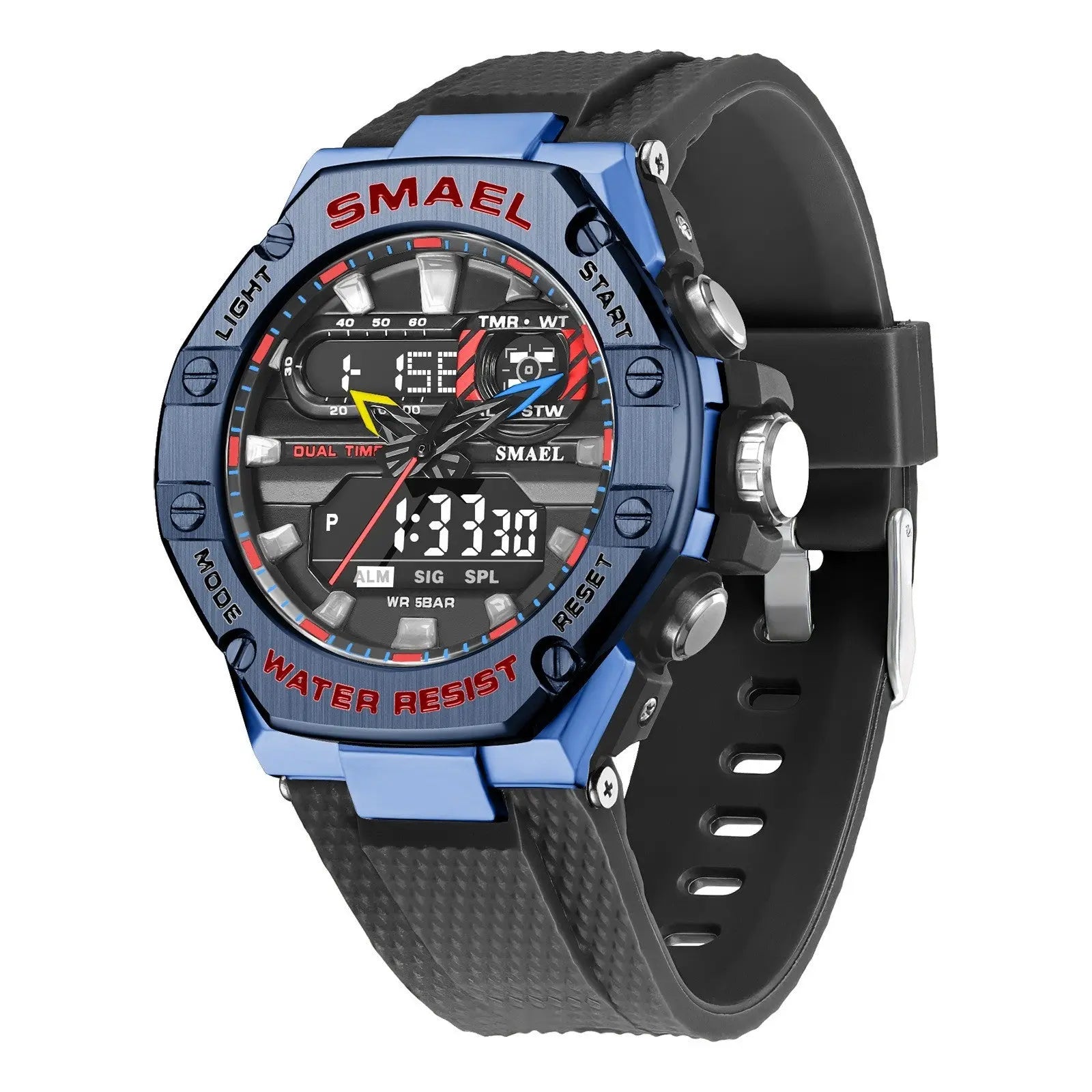 Digital Alloy Electronic Watch Men null