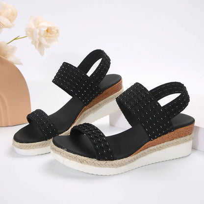 Summer Fashion Wedge Sandals For Women Peep-toe Shoes For Women null